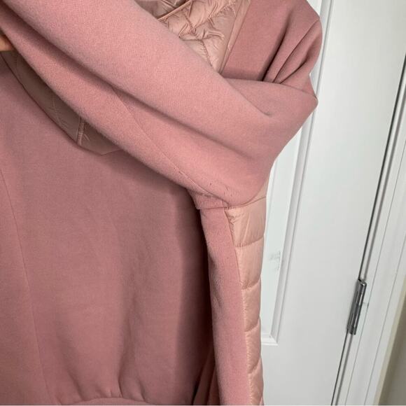 1 Madison insulated hybrid puffer hooded full zip jacket size XL pink rose - Picture 6 of 7